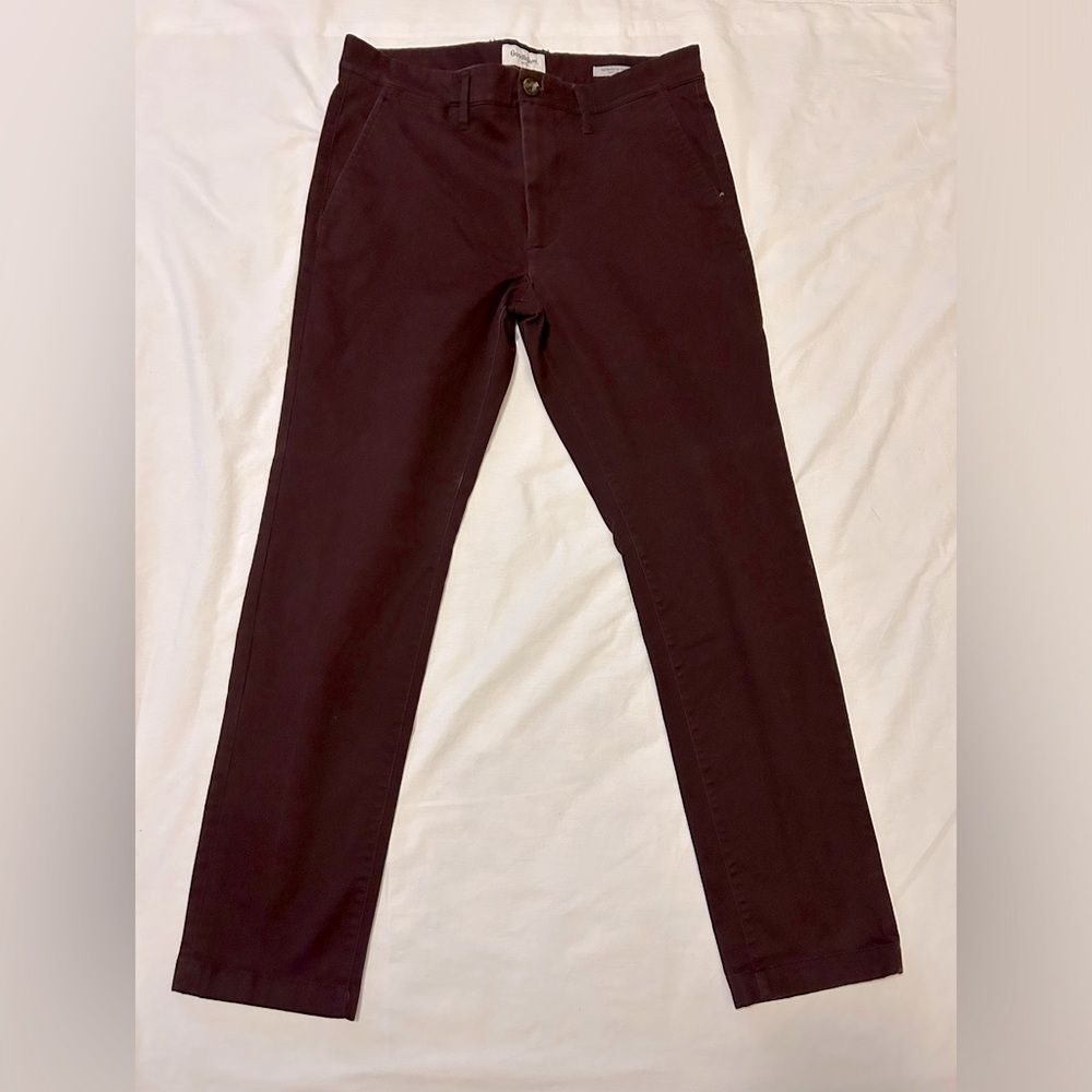 Goodfellow men chino dress pants brown size 33 x 30